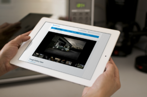 Tablet viewing