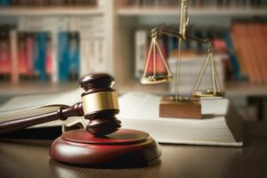 Gavel and Justice Scales